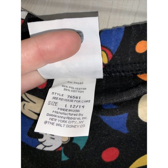Vintage Mickey & Co.  Mickey Mouse Womens Leggings Large-USA Made-8392 - Picture 6 of 6